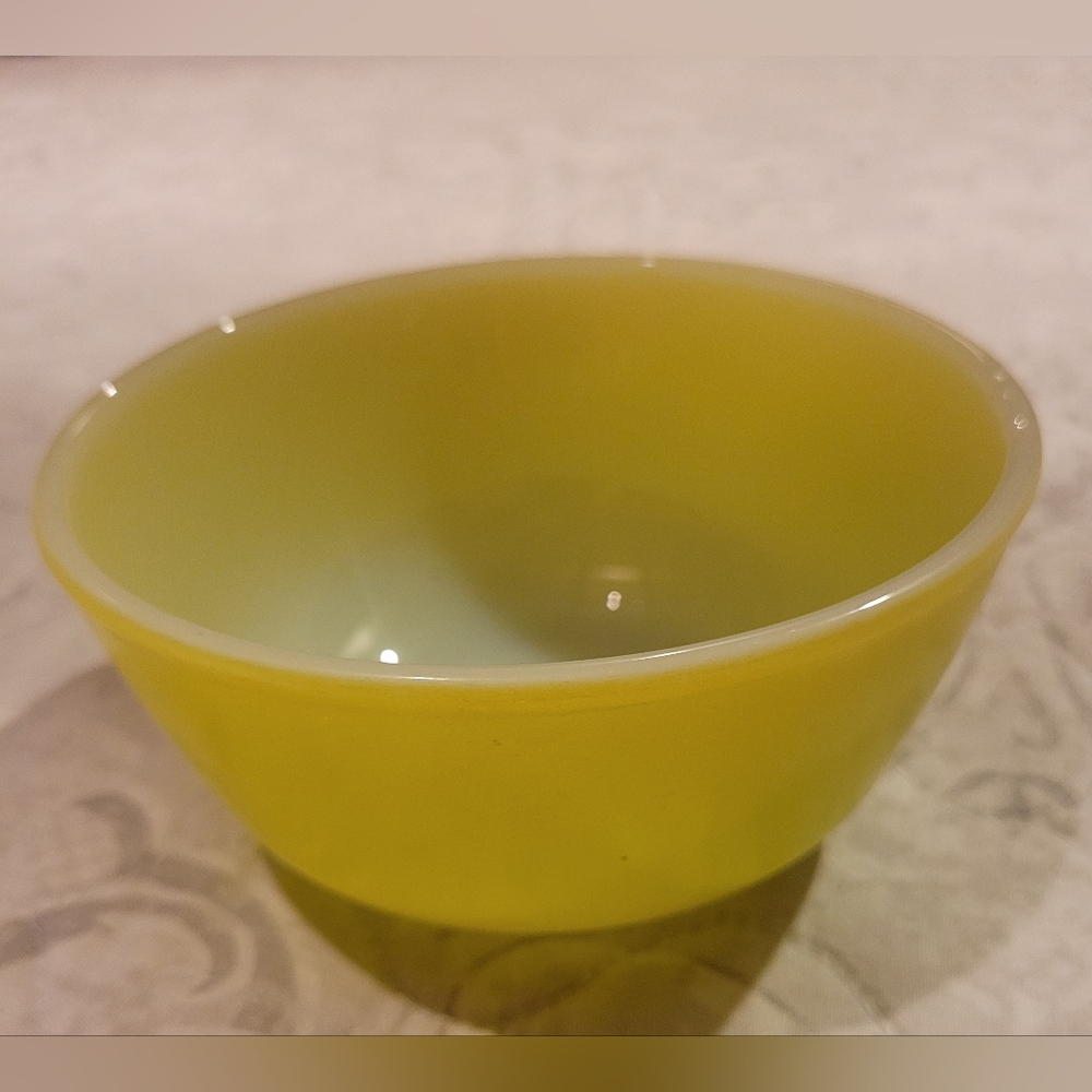 Vintage Fire King 5" Green Bowl